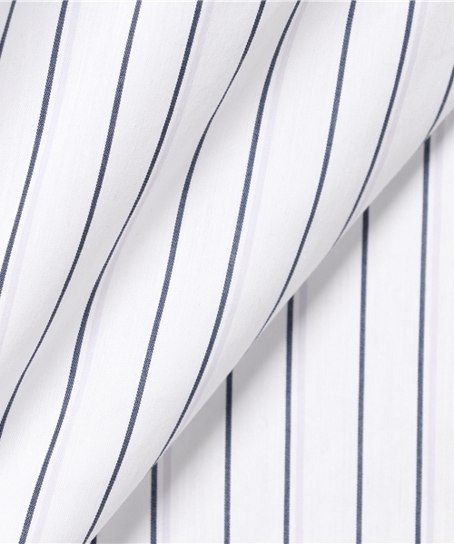 Honeys（ハニーズ）の「スキッパーブラウス（シャツ/ブラウス・レディース・ホワイト×グレー/ホワイト/ホワイト×パープル/ネイビー/ベージュ・M/L）」の14枚目の写真