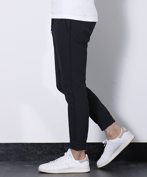 junhashimoto(ジュンハシモト)の「CUT OFF KNT PANTS(その他パンツ・メンズ・ブラック/カーキ・5/3/2/4)」の3枚目の写真
