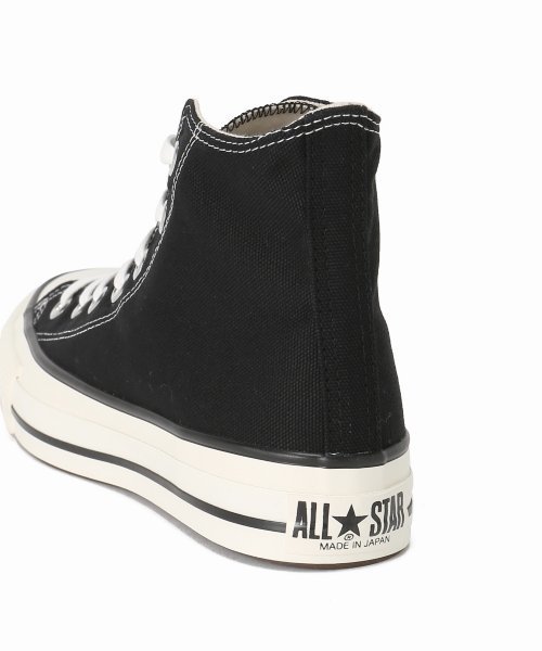 CONVERSE ALL STAR（コンバースオールスター）の「【CONVERSE/コンバース】CANVAS ALLSTAR J HI:オールスターハイカット#（スニーカー・レディース・ブラック・23.5cm/23cm/24cm/24.5cm）」の9枚目の写真
