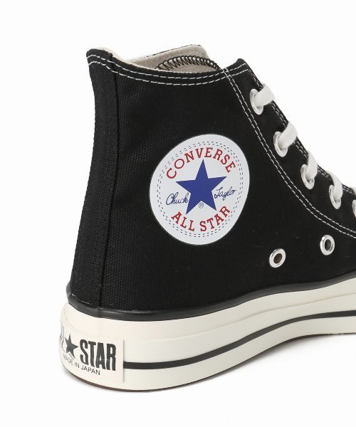 CONVERSE ALL STAR（コンバースオールスター）の「【CONVERSE/コンバース】CANVAS ALLSTAR J HI:オールスターハイカット#（スニーカー・レディース・ブラック・23.5cm/23cm/24cm/24.5cm）」の12枚目の写真