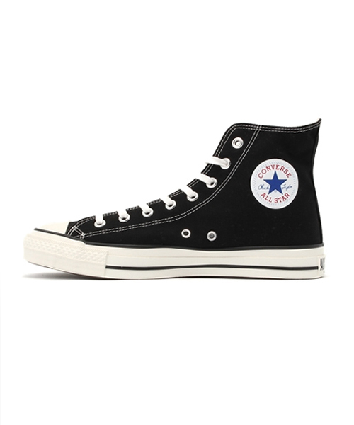 CONVERSE ALL STAR（コンバースオールスター）の「【CONVERSE/コンバース】CANVAS ALLSTAR J HI:オールスターハイカット#（スニーカー・レディース・ブラック・23.5cm/23cm/24cm/24.5cm）」の2枚目の写真