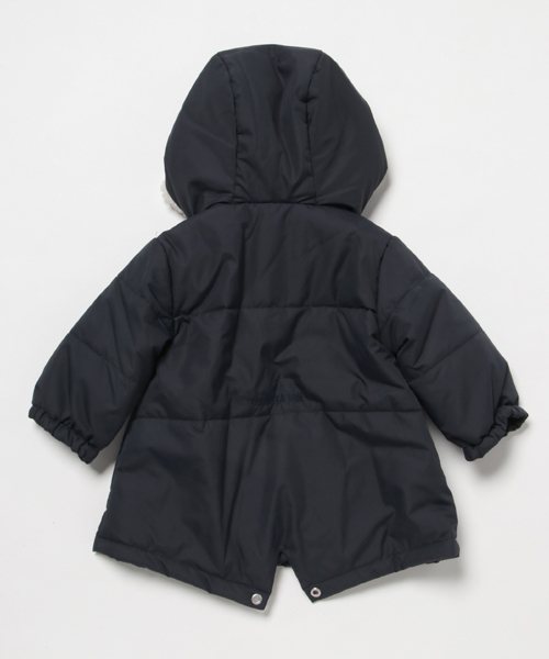 COMME CA ISM（コムサイズム）の「タフタ中綿モッズコート（モッズコート・キッズ・ネイビー/カーキ・90cm/80ｃｍ）」の3枚目の写真