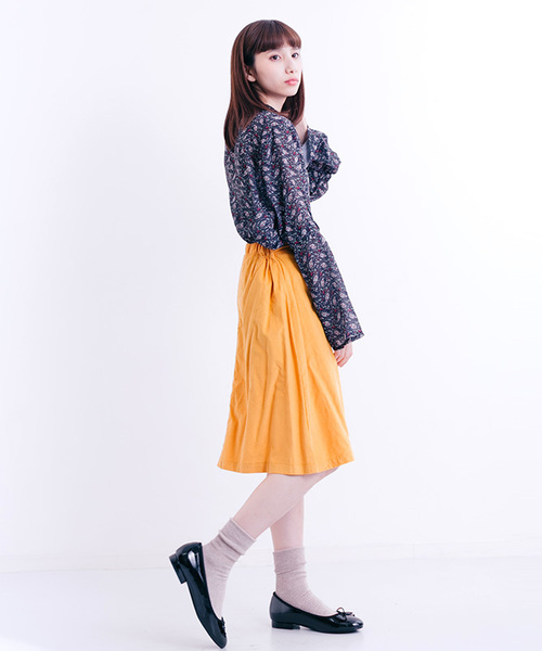 MERLOT（メルロー）の「ペイズリー風花柄ブラウス1307（シャツ/ブラウス・レディース・ブラック/ネイビー/ブラウン・FREE）」の7枚目の写真