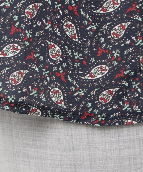 MERLOT（メルロー）の「ペイズリー風花柄ブラウス1307（シャツ/ブラウス・レディース・ブラック/ネイビー/ブラウン・FREE）」の8枚目の写真