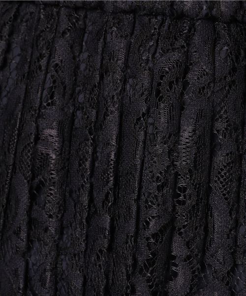 HELIOPOLE(エリオポール)の「ラッセルレース プリーツスカート(スカート・レディース・ネイビー/グリーン・38)」の3枚目の写真