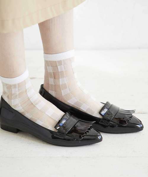 WA ORiental TRaffic（ダブルエーオリエンタルトラフィック）の「春夏★フリンジローファー★8619（ローファー・レディース・グレー/ベージュ/ブラック・37/34/36/35/38/39/40/41/42/33/43）」の2枚目の写真