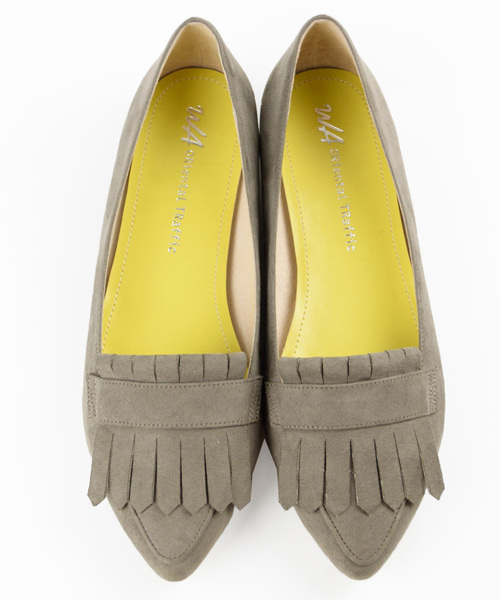 WA ORiental TRaffic（ダブルエーオリエンタルトラフィック）の「春夏★フリンジローファー★8619（ローファー・レディース・グレー/ベージュ/ブラック・37/34/36/35/38/39/40/41/42/33/43）」の5枚目の写真