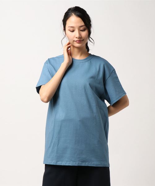 GILDAN（ギルダン）の「#glow of sunset/グローオブサンセット GILDAN 6ozウルトラコットンTEE W（Tシャツ/カットソー・レディース・ホワイト/ブラック/オリーブ/ライム/ブルー/ネイビー/パープル/ピンク/レッド/オレンジ/ライトグリーン/ライトインディゴブルー/ライトグレー・FREE）」の20枚目の写真