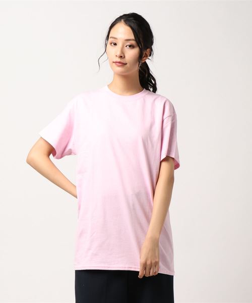 GILDAN（ギルダン）の「#glow of sunset/グローオブサンセット GILDAN 6ozウルトラコットンTEE W（Tシャツ/カットソー・レディース・ホワイト/ブラック/オリーブ/ライム/ブルー/ネイビー/パープル/ピンク/レッド/オレンジ/ライトグリーン/ライトインディゴブルー/ライトグレー・FREE）」の18枚目の写真