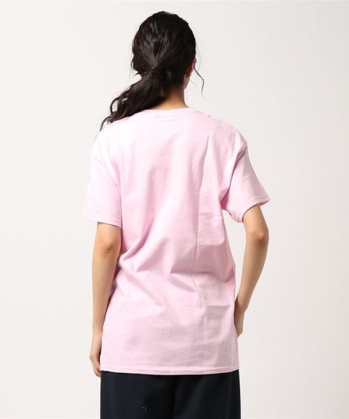 GILDAN（ギルダン）の「#glow of sunset/グローオブサンセット GILDAN 6ozウルトラコットンTEE W（Tシャツ/カットソー・レディース・ホワイト/ブラック/オリーブ/ライム/ブルー/ネイビー/パープル/ピンク/レッド/オレンジ/ライトグリーン/ライトインディゴブルー/ライトグレー・FREE）」の14枚目の写真