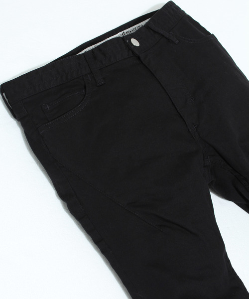 00s NUMBER (N)INE ナンバーナイン 28 スキニーパンツ 黒 NUMBER (N)INE】別注ハイブリットストレッチスキニーパンツ