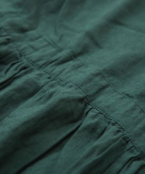 CUBE SUGAR(キューブシュガー)の「リネン/レーヨンオックスワンピース(ワンピース・レディース・ブラック/ネイビー/グリーン・M)」の13枚目の写真