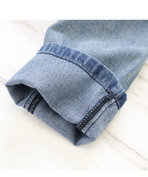 classicalelf(クラシカルエルフ)の「本格的なダメージ加工のキッズデニム(デニムパンツ・キッズ・インディゴブルー/サックスブルー・110/120/130/140/150/160/170)」の13枚目の写真