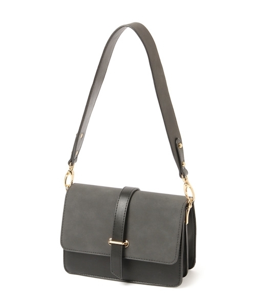 Andemiu（アンデミュウ）の「コンビミニショルダー805342（ショルダーバッグ・レディース・グリーン/ブラック/キャメル・FREE）」の2枚目の写真