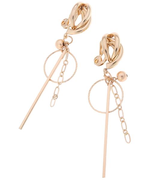 YECCA VECCA（イェッカヴェッカ）の「MIXパーツイヤリング（イヤリング・レディース・シルバー/ゴールド・FREE）」の7枚目の写真