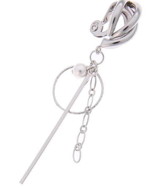 YECCA VECCA（イェッカヴェッカ）の「MIXパーツイヤリング（イヤリング・レディース・シルバー/ゴールド・FREE）」の4枚目の写真