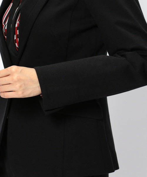 NARACAMICIE（ナラカミーチェ）の「【セットアップスーツ対応】ポンチテーラードジャケット（スーツジャケット・レディース・ブラック/ベージュ/グレー・SMALL/MEDIUM/LARGE）」の11枚目の写真