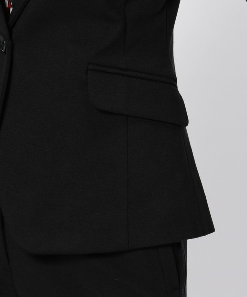 NARACAMICIE（ナラカミーチェ）の「【セットアップスーツ対応】ポンチテーラードジャケット（スーツジャケット・レディース・ブラック/ベージュ/グレー・SMALL/MEDIUM/LARGE）」の13枚目の写真