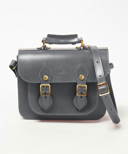 GLENROYAL（グレンロイヤル）の「【GLENROYAL/グレンロイヤル】SATCHEL BAG 9INCH/サッチェルバッグ9インチ（ショルダーバッグ・レディース・ダークブルー/グレイッシュベージュ/ブラック/ダークブラウン/ボルドー/ブラウン/グレー/グリーン・00）」の2枚目の写真