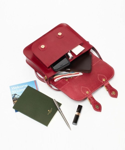 GLENROYAL（グレンロイヤル）の「【GLENROYAL/グレンロイヤル】SATCHEL BAG 9INCH/サッチェルバッグ9インチ（ショルダーバッグ・レディース・ダークブルー/グレイッシュベージュ/ブラック/ダークブラウン/ボルドー/ブラウン/グレー/グリーン・00）」の14枚目の写真