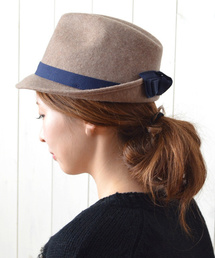 SHIPS for women | BETTINA:フェルトリボン ハット(ハット)