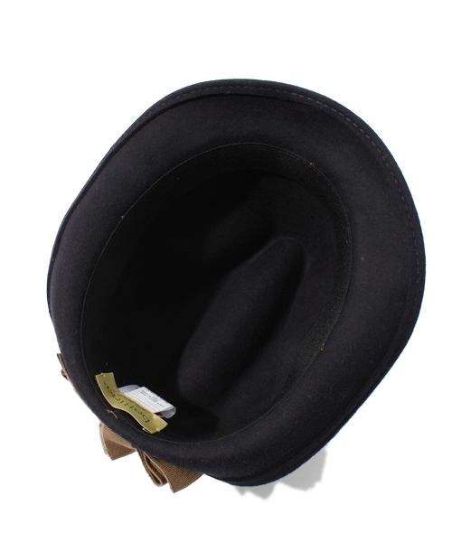 SHIPS for women(シップスフォーウィメン)の「BETTINA:フェルトリボン ハット(ハット・レディース・キャメル/ネイビー/ブルー系その他/ベージュ系その他・ONE SIZE)」の11枚目の写真