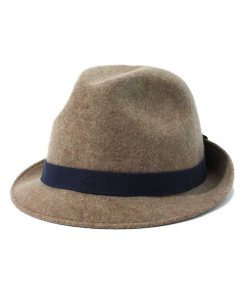 SHIPS for women(シップスフォーウィメン)の「BETTINA:フェルトリボン ハット(ハット・レディース・キャメル/ネイビー/ブルー系その他/ベージュ系その他・ONE SIZE)」の6枚目の写真