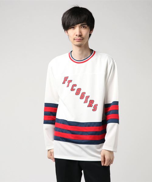 FTC（エフティーシー）の「86ERS HOCKEY JERSEY（ジャージ・メンズ・ホワイト/ブラック/イエロー/ロイヤルブルー・MEDIUM/LARGE/X-LARGE/SMALL）」の7枚目の写真