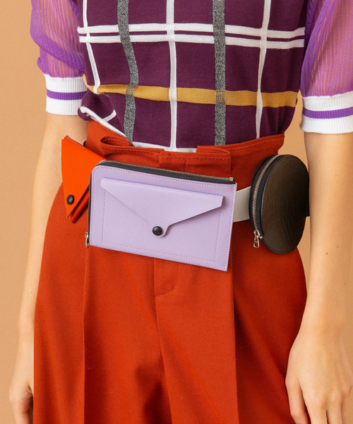 UNITED TOKYO（ユナイテッドトウキョウ）の「ミニウォレットウエストポーチ（ショルダーバッグ・レディース・パープル/グリーン/ブラック・FREE）」の3枚目の写真