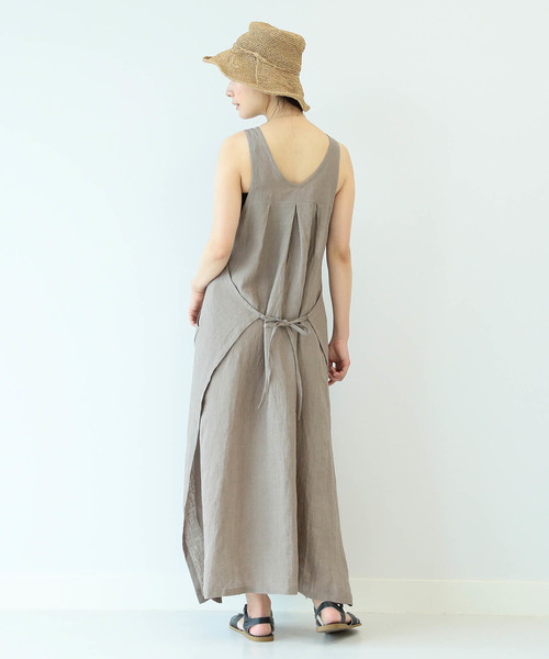 merrier BEAMS(メリアビームス)の「merrier BEAMS / 4WAY リネン ラップ ワンピース 9 (マタニティ対応)(ワンピース・レディース・ブラック/ブラウン系その他2・ONE SIZE)」の21枚目の写真