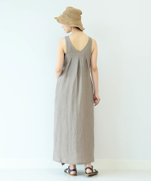 merrier BEAMS(メリアビームス)の「merrier BEAMS / 4WAY リネン ラップ ワンピース 9 (マタニティ対応)(ワンピース・レディース・ブラック/ブラウン系その他2・ONE SIZE)」の18枚目の写真