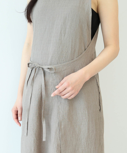 merrier BEAMS(メリアビームス)の「merrier BEAMS / 4WAY リネン ラップ ワンピース 9 (マタニティ対応)(ワンピース・レディース・ブラック/ブラウン系その他2・ONE SIZE)」の17枚目の写真