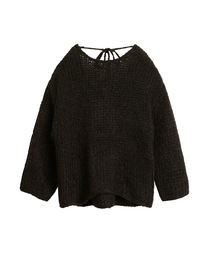 モヘアボリュームニット