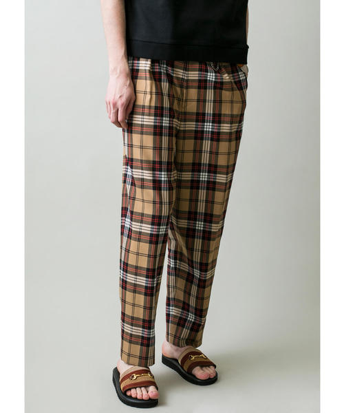 MONKEY TIME（モンキータイム）の「＜monkey time＞ TW TRO TARTAN WIDE 1P PANTS/ワイドパンツ（その他パンツ・メンズ・ブラック/ベージュ・S/M/L）」の13枚目の写真