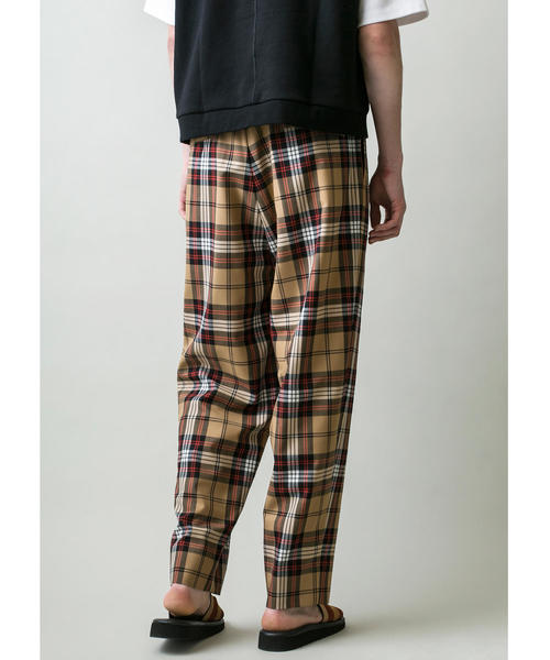 MONKEY TIME（モンキータイム）の「＜monkey time＞ TW TRO TARTAN WIDE 1P PANTS/ワイドパンツ（その他パンツ・メンズ・ブラック/ベージュ・S/M/L）」の14枚目の写真