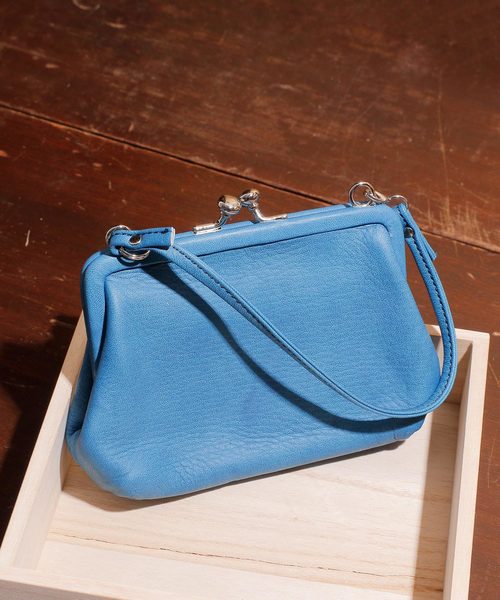 Cramp クランプ Sukumo Leather スクモレザー 藍染め がま口財布 大きい財布 Skm 002 財布 Cramp クランプ のファッション通販 Zozotown