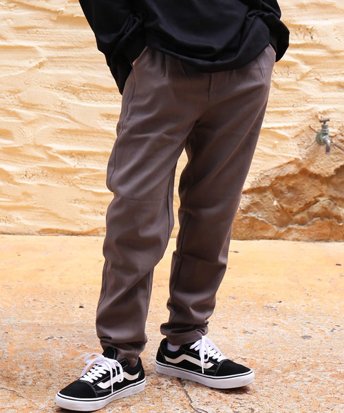 revertical（リバーティカル）の「コットンツイル ワイドテーパードパンツ（その他パンツ・メンズ・カーキ/チャコールグレー/ベージュ/ブラック/ネイビー・M/L）」の3枚目の写真