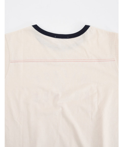 POU DOU DOU（プードゥドゥ）の「ロゴプリントリンガーTシャツ（Tシャツ/カットソー・レディース・オフホワイト/アイボリー・3）」の20枚目の写真