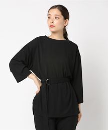 EGOIST | 細リブベルト付TOP(Tシャツ/カットソー)