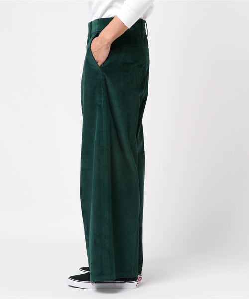 liberum(リベルム)の「【LIBERUM】コーデュロイワイドパンツ/2019AW PT02(その他パンツ・メンズ・ブラック/グリーン・1/2)」の3枚目の写真