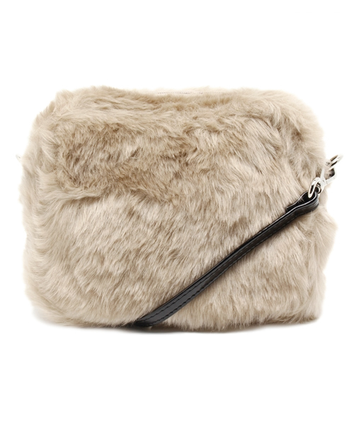 Ray BEAMS（レイビームス）の「TERESA CAMBI / フェイクファー ポシェット（ショルダーバッグ・レディース・ベージュ/ブラウン系その他・ONE SIZE）」の3枚目の写真