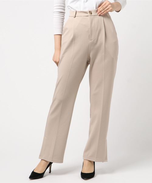 archives（アルシーヴ）の「タックテーパードパンツ（その他パンツ・レディース・ベージュ/パープル/ブラウン・MEDIUM）」の11枚目の写真