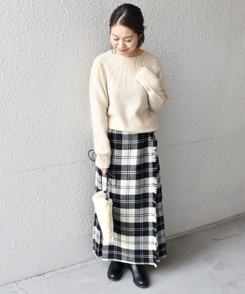 オニールオブダブリン ヘビーツイード プリーツキルトスカート NOD1173 オニールオブダブリン ヘビーツイード プリーツキルトスカート NOD1173