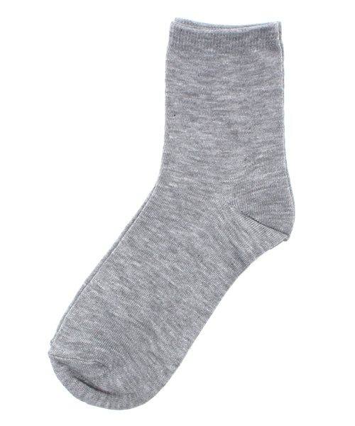 WEGO(ウィゴー)の「WEGO/無地ソックス(ソックス/靴下・レディース・グリーン/ワイン/ブラック/グレー/ライトパープル/ホワイト/イエロー・FREE)」の4枚目の写真