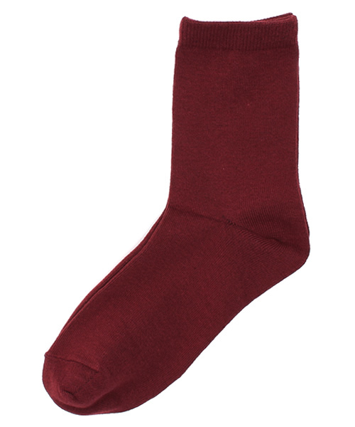 WEGO(ウィゴー)の「WEGO/無地ソックス(ソックス/靴下・レディース・グリーン/ワイン/ブラック/グレー/ライトパープル/ホワイト/イエロー・FREE)」の7枚目の写真