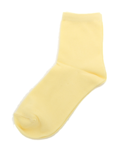 WEGO(ウィゴー)の「WEGO/無地ソックス(ソックス/靴下・レディース・グリーン/ワイン/ブラック/グレー/ライトパープル/ホワイト/イエロー・FREE)」の6枚目の写真