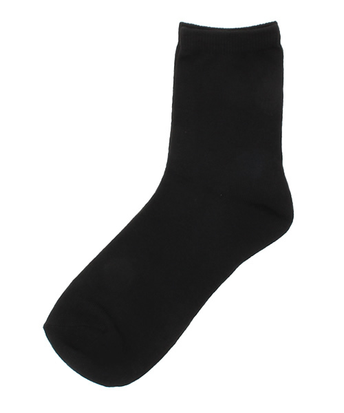 WEGO(ウィゴー)の「WEGO/無地ソックス(ソックス/靴下・レディース・グリーン/ワイン/ブラック/グレー/ライトパープル/ホワイト/イエロー・FREE)」の3枚目の写真