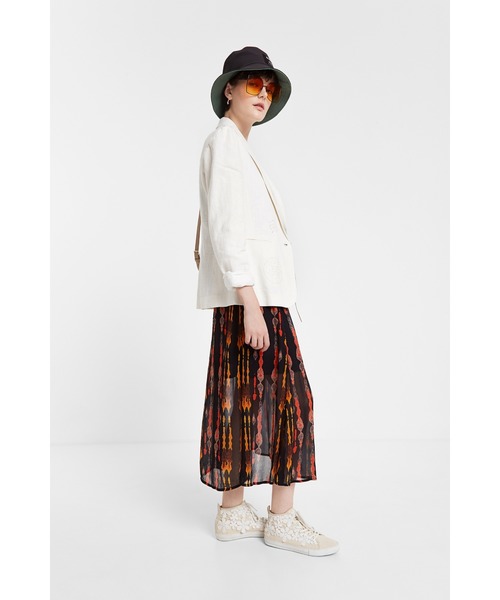 Desigual(デシグアル)の「花柄ブレザー(テーラードジャケット・レディース・レッド/ホワイト・4L/S/2L/L/M/3L)」の14枚目の写真