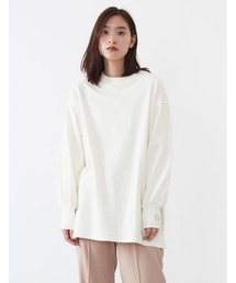 POU DOU DOU | USコットンボリュームスリーブチュニック(Tシャツ/カットソー)