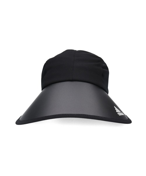 adidas(アディダス)の「【adidas】ADW 2WAY JOCKEY VISOR / 【アディダス】ジョッキーバイザー オーバーライド(サンバイザー・レディース・ブラック/ネイビー・FREE)」の4枚目の写真